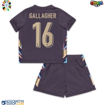 Otroški Nogometni dresi Anglija Conor Gallagher #16 Gostujoči EP 2024 Kratek Rokav (+ Kratke hlače)